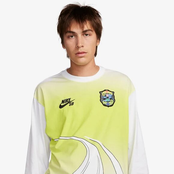 Nike SB Agnostic Olympics USA Team Long Sleeve Skate Tee Mens Sz L New - Picture 8 of 8